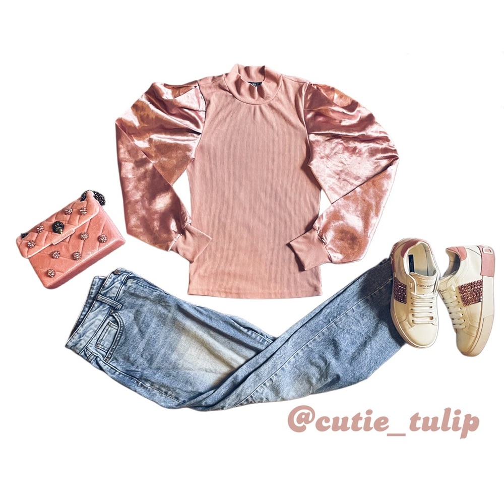 Pink Long Sleeve Top